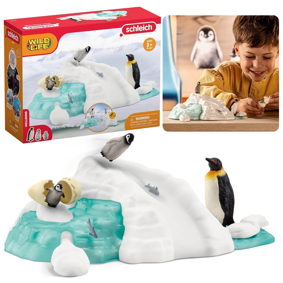 SLH42661 Schleich Wild Life - Семейная забава Пингвин, фигурка для детей 3+
SLH42661 Schleich Wild Life - Семейная забава Пингвин, фигурка для детей 3+