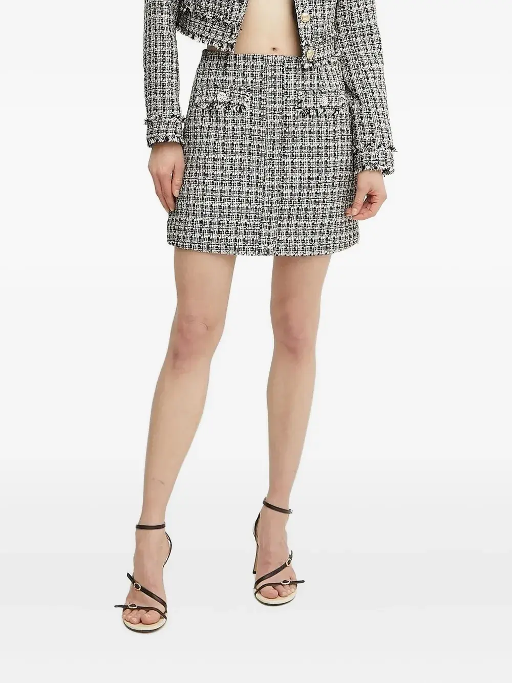 Мини-юбка прямого покроя из твида GUESS USA, черный
Мини-юбка прямого покроя из твида GUESS USA, черный