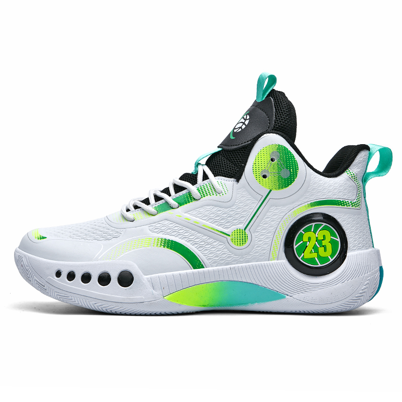 Баскетбольные кроссовки для детей и подростков, износостойкие, с отскоком, быстросохнущие, со средним верхом Cotton Gene, белый/зеленый
Баскетбольные кроссовки для детей и подростков, износостойкие, с отскоком, быстросохнущие, со средним верхом Cotton Gene, белый/зеленый