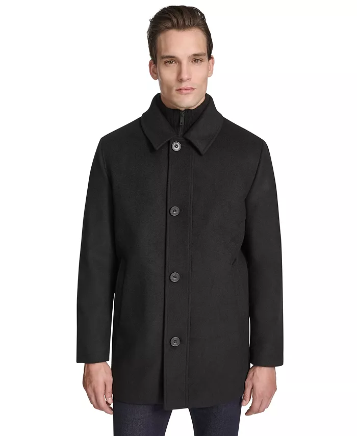 Мужское пальто на пуговицах Kenneth Cole, черный
Мужское пальто на пуговицах Kenneth Cole, черный