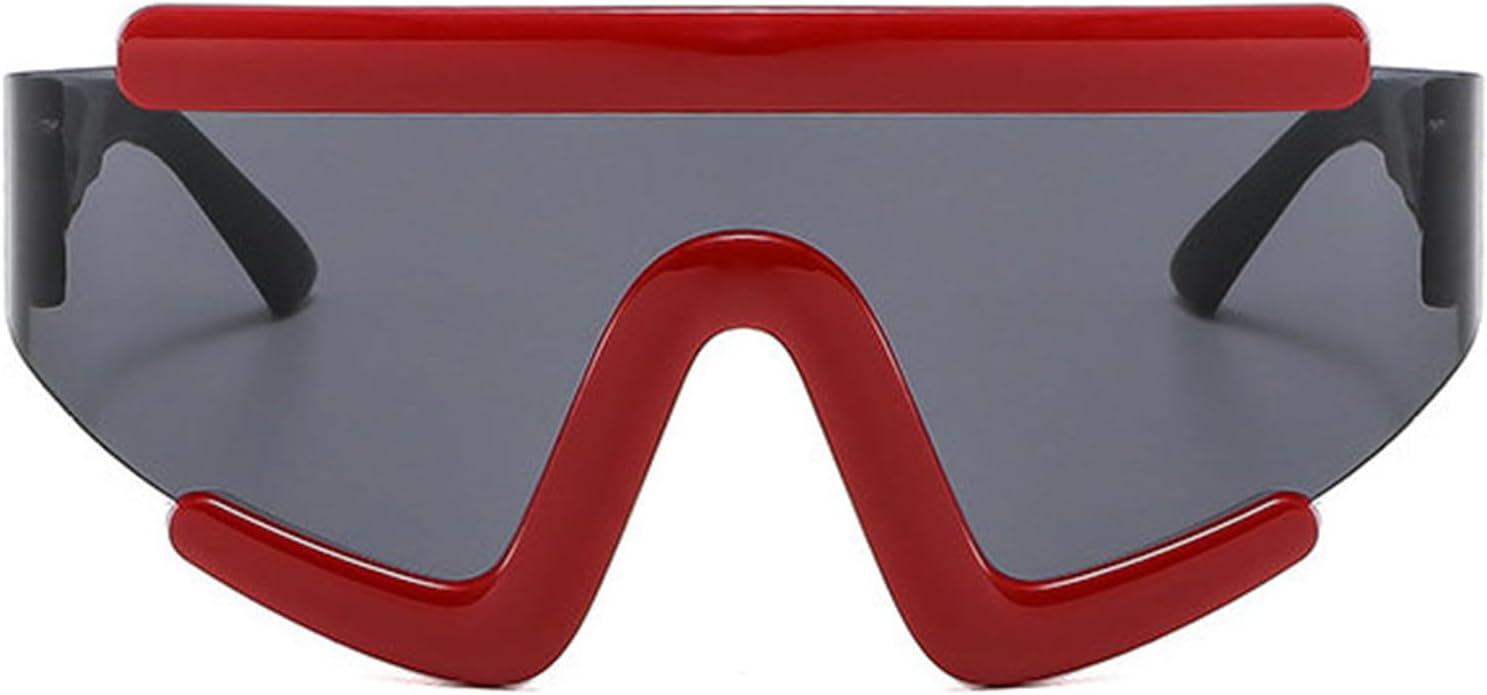 Солнцезащитные очки Willochra Y2K для женщин, увеличенного размера, цельные, с защитой от УФ-излучения UV400, модные ретро-очки, обтекаемая форма, велосипедные очки, C2
Солнцезащитные очки Willochra Y2K для женщин, увеличенного размера, цельные, с защитой от УФ-излучения UV400, модные ретро-очки, обтекаемая форма, велосипедные очки, C2