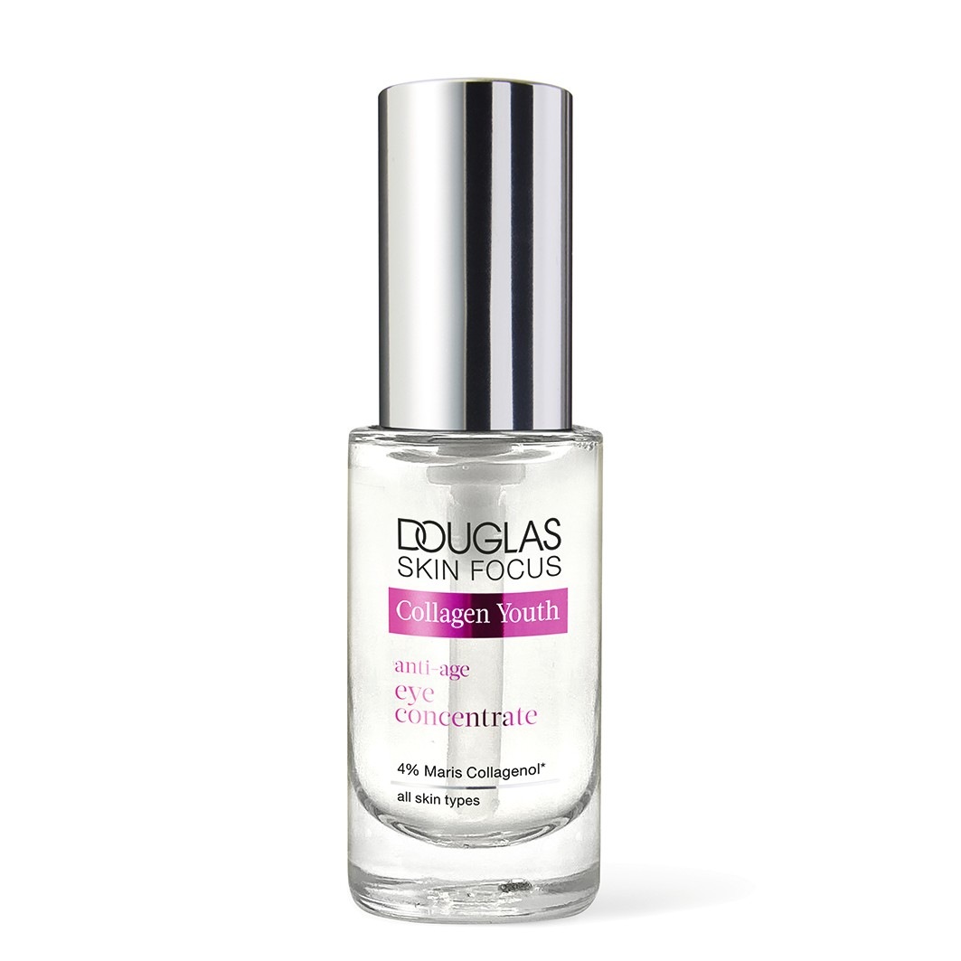 Сыворотка для глаз skin focus collagen youth anti-age eye concentrate Douglas Collection, объем 15 мл
Сыворотка для глаз skin focus collagen youth anti-age eye concentrate Douglas Collection, объем 15 мл