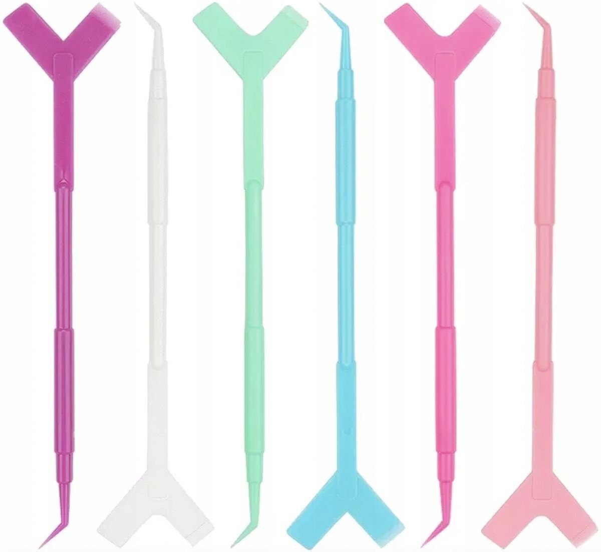 6X Зонд для подъема ресниц с Y-образным аппликатором-гребнем Lewer