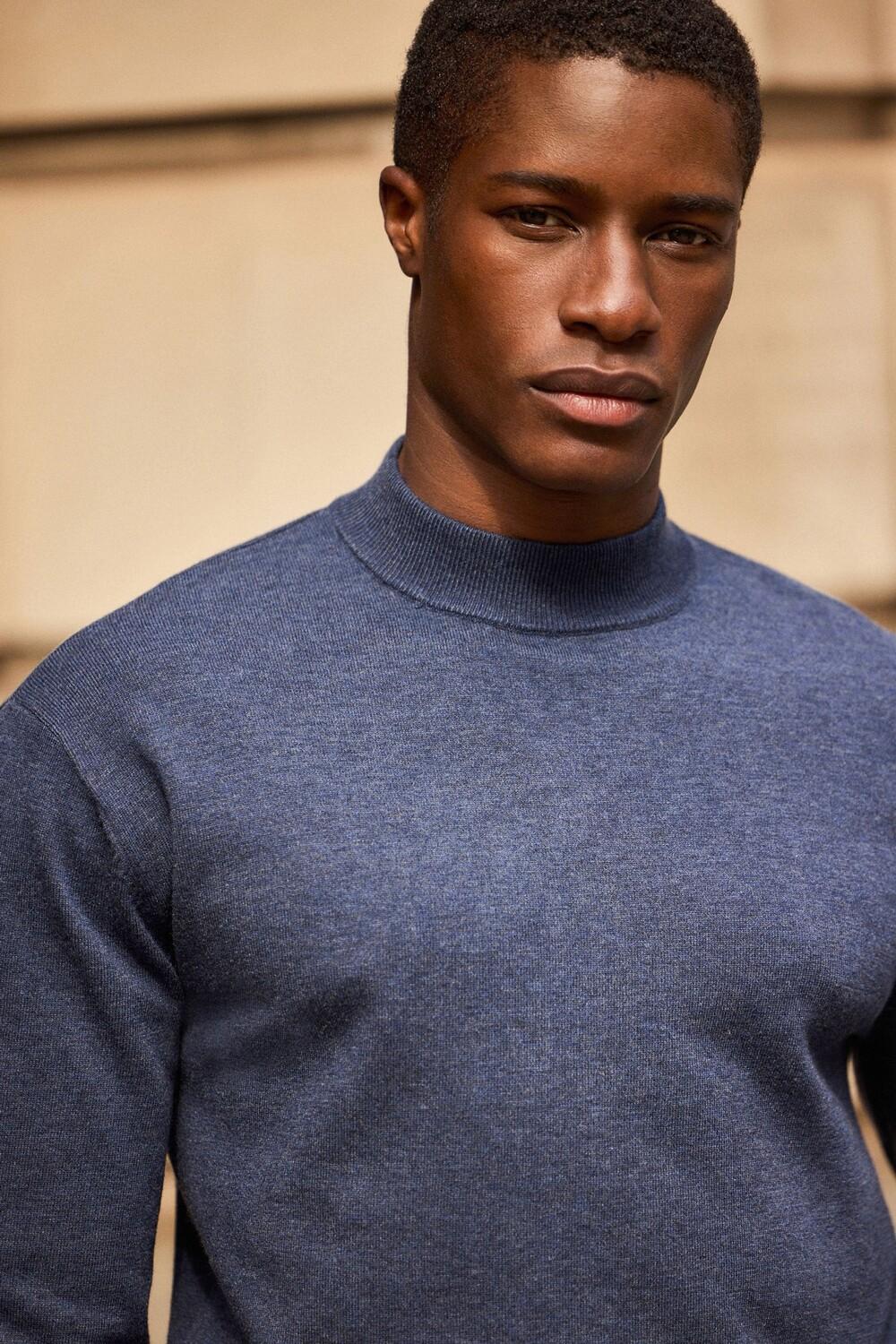 Мягкий на ощупь трикотажный джемпер классического кроя премиум класса Next, синий
Мягкий на ощупь трикотажный джемпер классического кроя премиум класса Next, синий