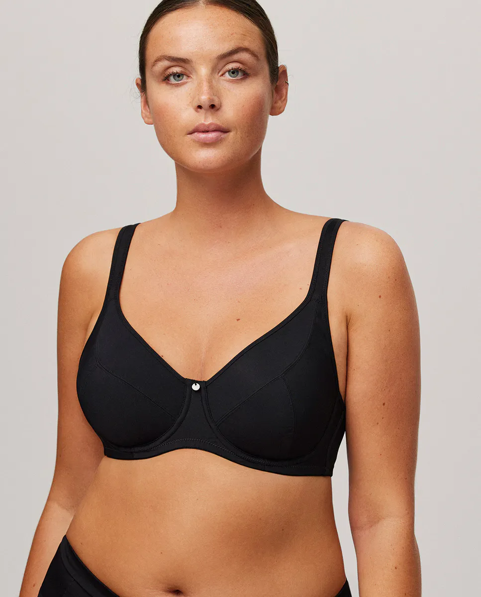 Вместительный бюстгальтер на косточках Ysabel Mora, черный
Вместительный бюстгальтер на косточках Ysabel Mora, черный