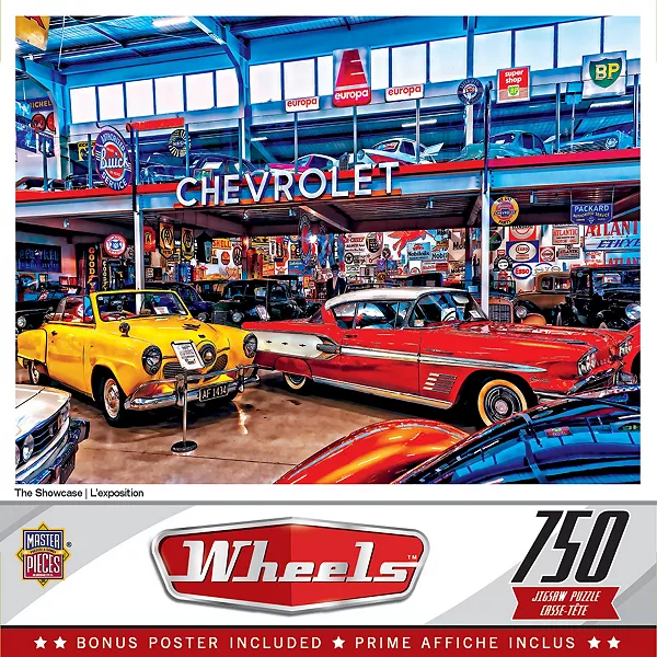 Шедевры колес - пазл-витрина из 750 деталей для взрослых Masterpieces Puzzles, multicolor
Шедевры колес - пазл-витрина из 750 деталей для взрослых Masterpieces Puzzles, multicolor