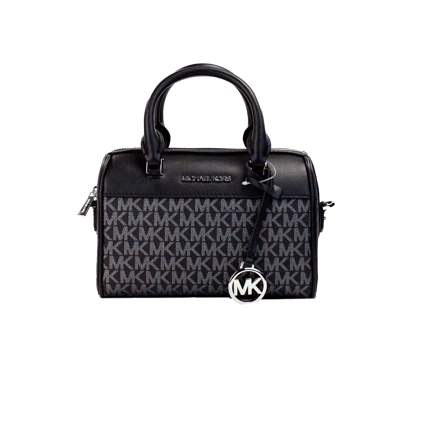 Сумка-кошелек Travel XS Black Silver Signature PVC Duffle Crossbody Michael Kors
Сумка-кошелек Travel XS Black Silver Signature PVC Duffle Crossbody Michael Kors