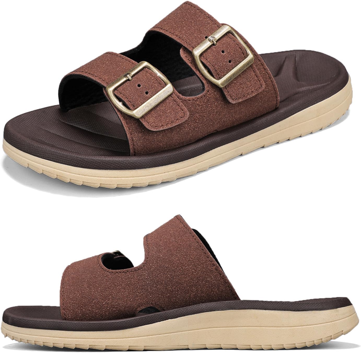 Мужские сандалии Subbxre с поддержкой свода стопы, удобные пляжные шлепанцы с регулируемыми ремешками и пряжками, коричневый
Мужские сандалии Subbxre с поддержкой свода стопы, удобные пляжные шлепанцы с регулируемыми ремешками и пряжками, коричневый