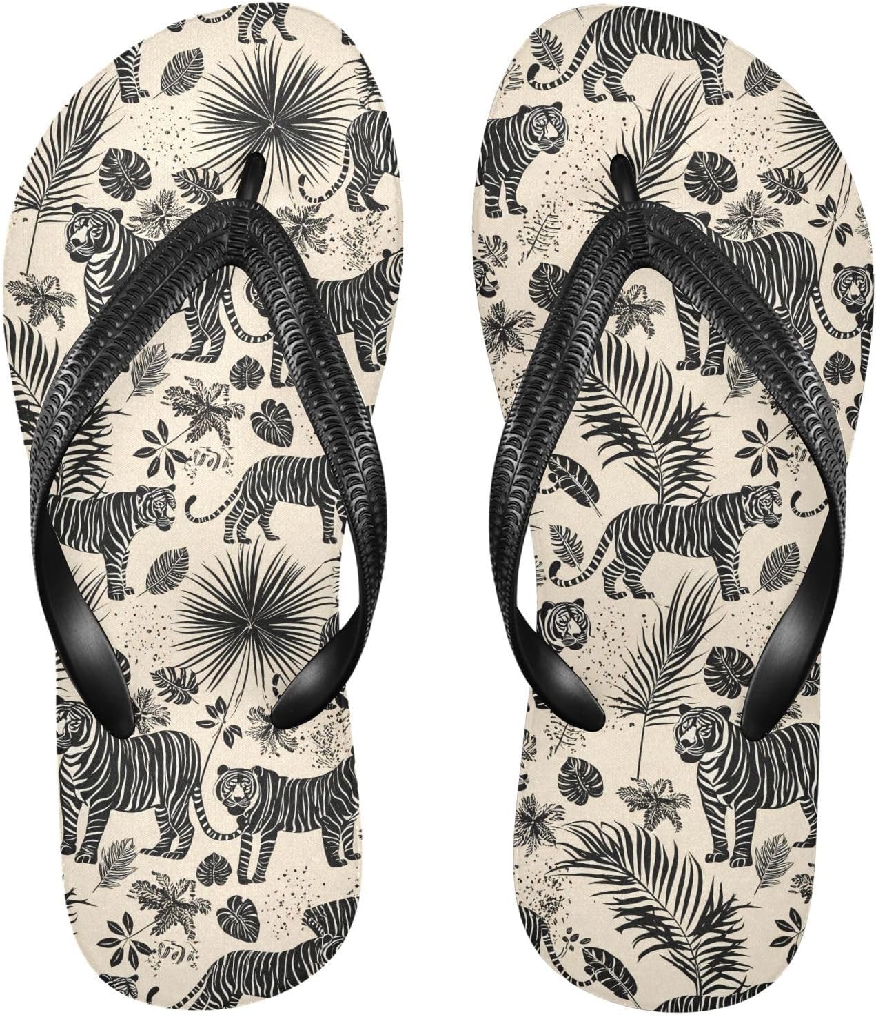 Пляжные летние повседневные сандалии Black Tigers Tropical Beige для женщин и мужчин, шлепанцы для душа 20861872 Kfbe
Пляжные летние повседневные сандалии Black Tigers Tropical Beige для женщин и мужчин, шлепанцы для душа 20861872 Kfbe