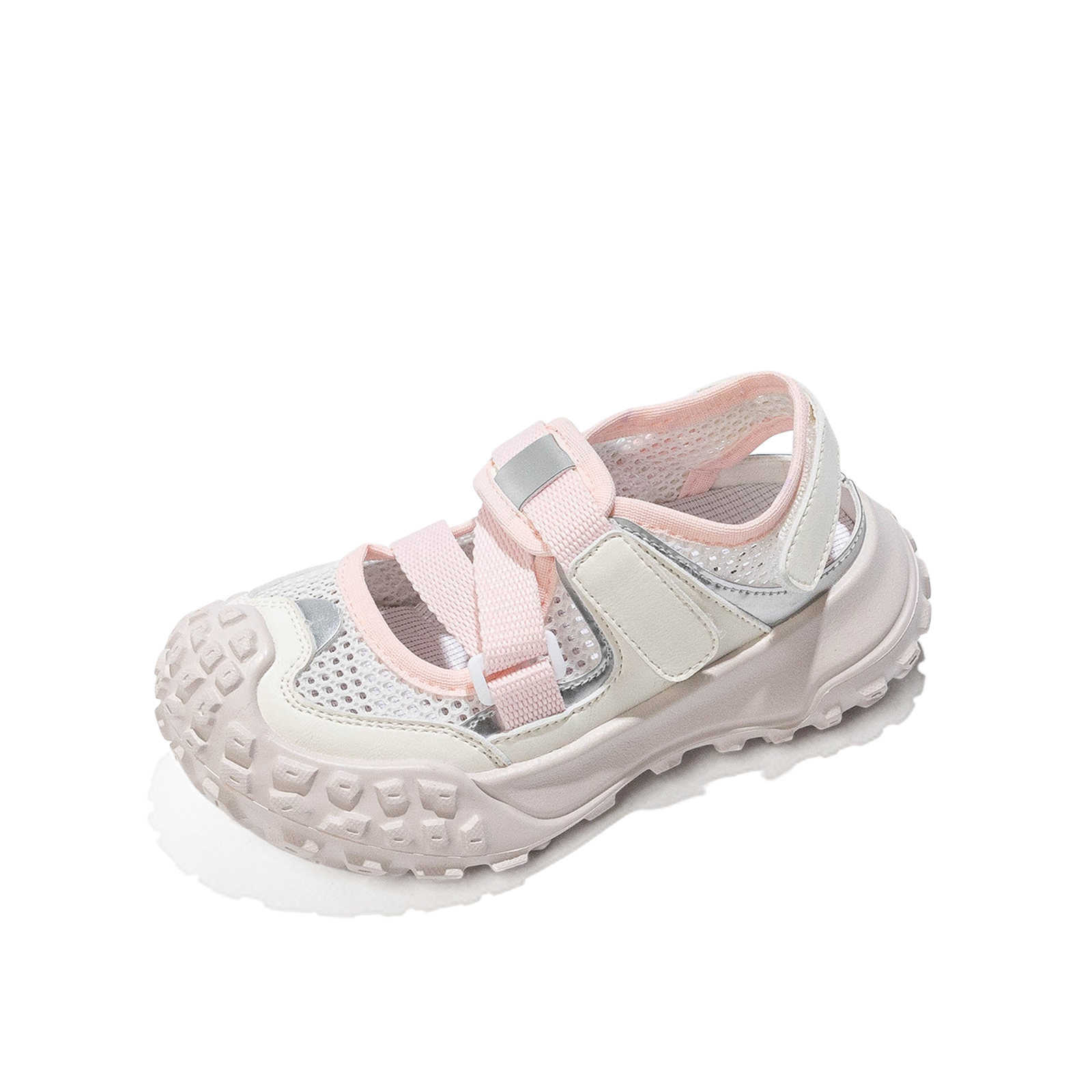 Сандалии детские, противоскользящие, с защитой от ударов, износостойкие, дышащие, легкие, с амортизацией Tongmengqiantian, серебряный
Сандалии детские, противоскользящие, с защитой от ударов, износостойкие, дышащие, легкие, с амортизацией Tongmengqiantian, серебряный