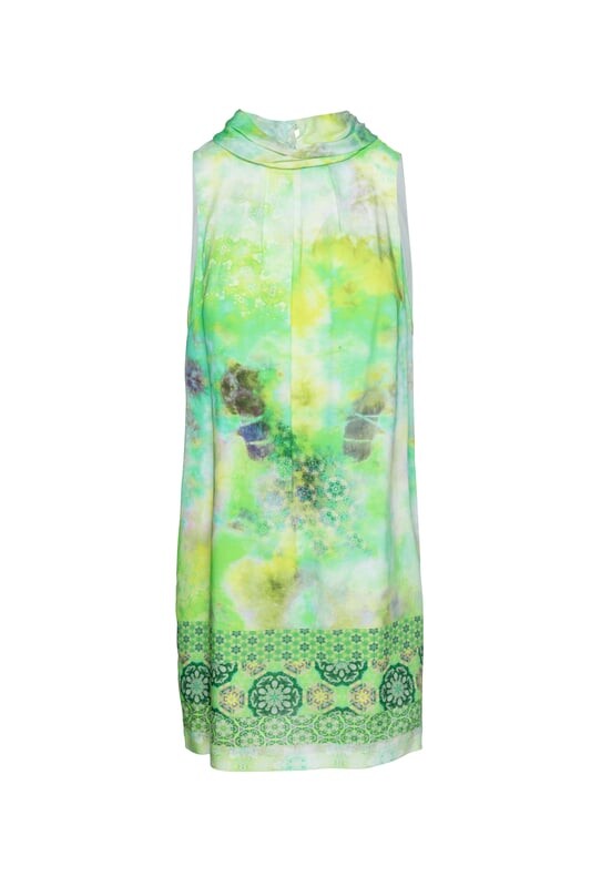 Прямое платье без рукавов с принтом от Conquista, зеленый
Прямое платье без рукавов с принтом от Conquista, зеленый