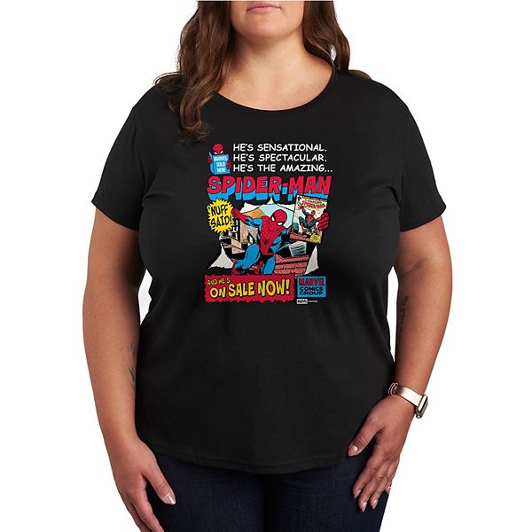 Футболка с принтом в стиле ретро-комиксов Spider-Man Plus size Marvel, Black, Черный, Футболка с принтом в стиле ретро-комиксов Spider-Man Plus size Marvel, Black
Футболка с принтом в стиле ретро-комиксов Spider-Man Plus size Marvel, Black, Черный, Футболка с принтом в стиле ретро-комиксов Spider-Man Plus size Marvel, Black
