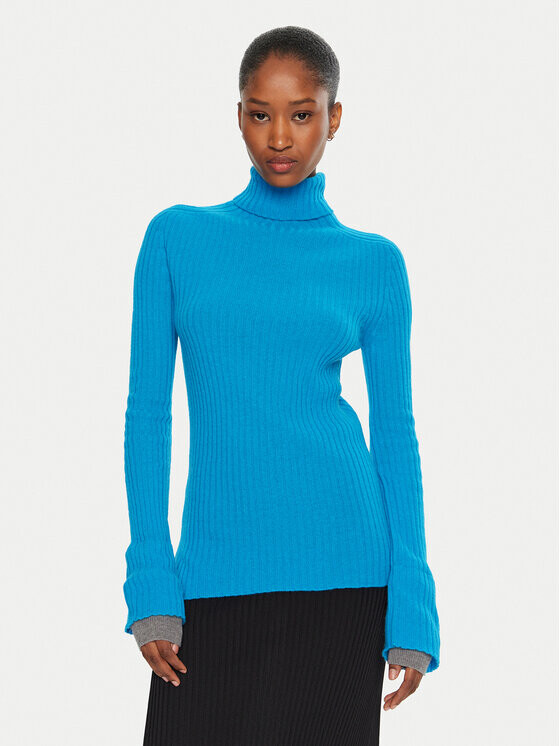 Свитер с высоким воротником обычного кроя Pinko, синий
Свитер с высоким воротником обычного кроя Pinko, синий