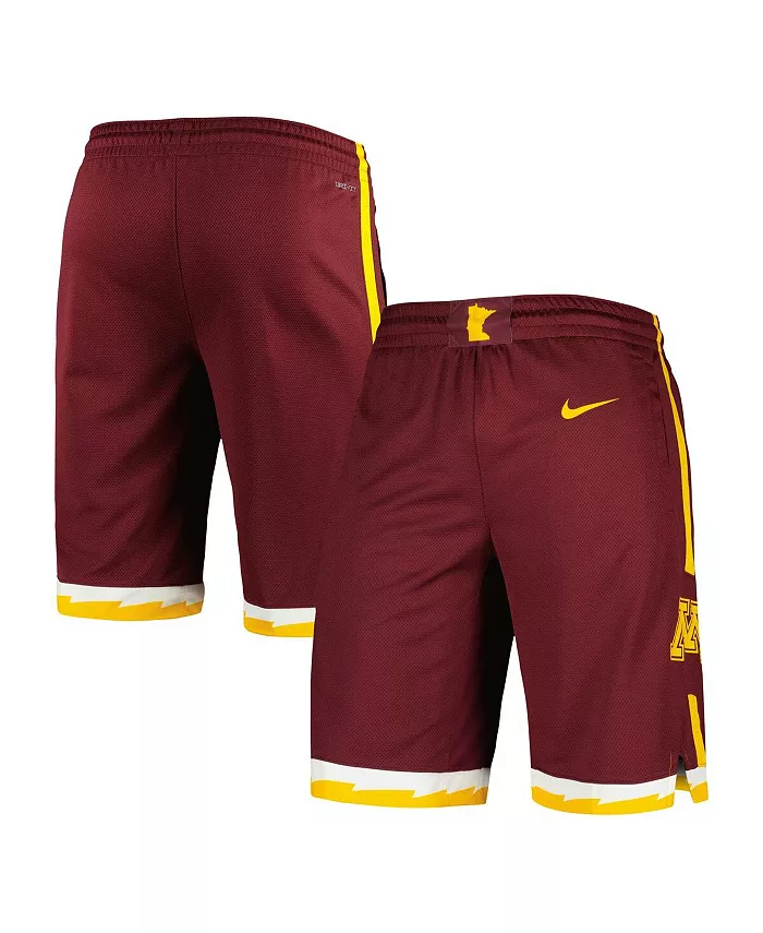 Мужские бордовые баскетбольные шорты Minnesota Golden Gophers Replica Performance Nike
Мужские бордовые баскетбольные шорты Minnesota Golden Gophers Replica Performance Nike
