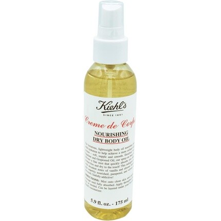 Kiehl's Creme de Corps Питательное сухое масло для тела, 5,9 унции
Kiehl's Creme de Corps Питательное сухое масло для тела, 5,9 унции