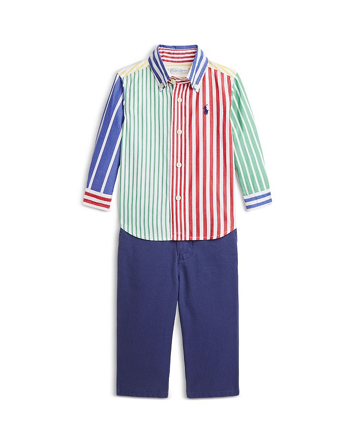 Комплект из хлопковой рубашки Polo Boys Fun и брюк чинос — для малышей Ralph Lauren, мультиколор
Комплект из хлопковой рубашки Polo Boys Fun и брюк чинос — для малышей Ralph Lauren, мультиколор