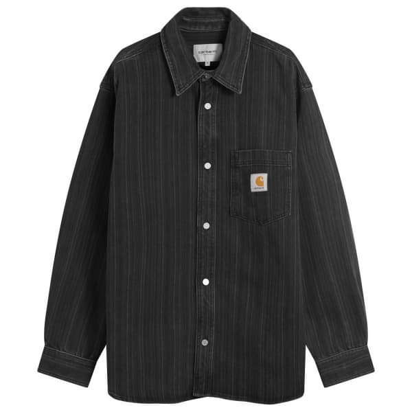 Джинсовая куртка-рубашка Rylan Carhartt Wip, черный
Джинсовая куртка-рубашка Rylan Carhartt Wip, черный