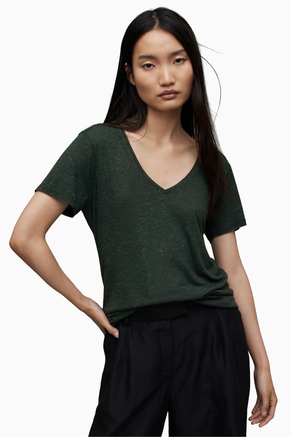 Блестящая футболка Allsaints emelyn All Saints, зеленый
Блестящая футболка Allsaints emelyn All Saints, зеленый