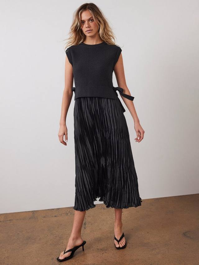 Платье миди-табард Mint Velvet, черный
Платье миди-табард Mint Velvet, черный