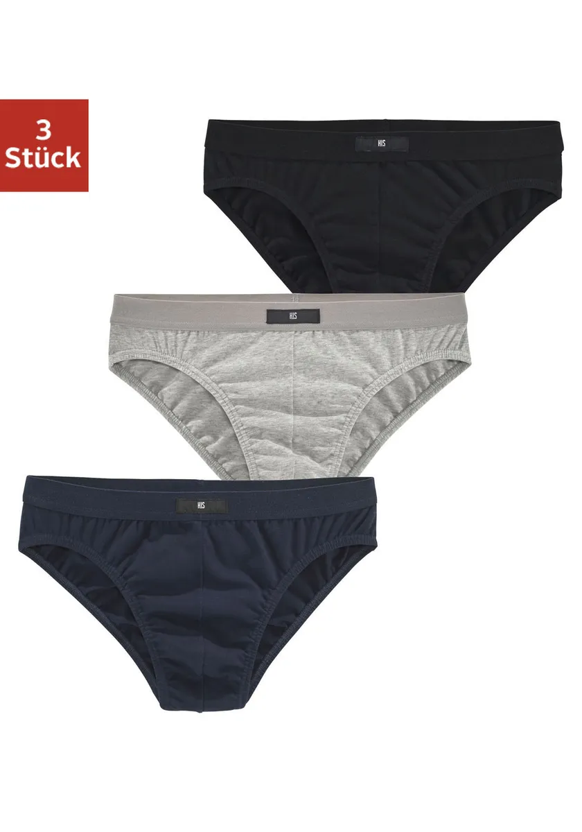 Трусы H.I.S (3 шт.) с логотипом H.I.S спереди, синий
Трусы H.I.S (3 шт.) с логотипом H.I.S спереди, синий