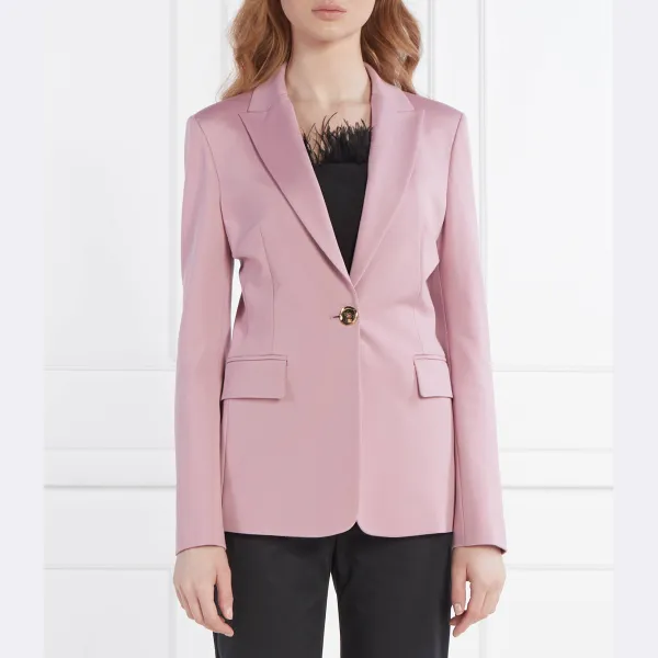 Элегантная куртка классического кроя Pinko, розовый 
Элегантная куртка классического кроя Pinko, розовый