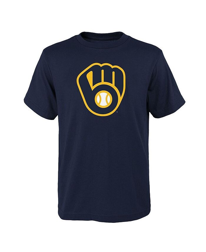 Темно-синяя футболка с логотипом основной команды Big Boys and Girls Milwaukee Brewers Outerstuff, синий
Темно-синяя футболка с логотипом основной команды Big Boys and Girls Milwaukee Brewers Outerstuff, синий