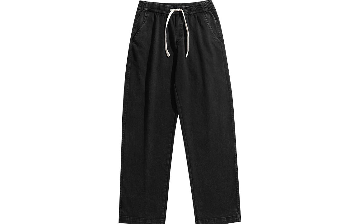 Повседневные брюки унисекс 33TH, Черные брюки и черная рубашка 
Повседневные брюки унисекс 33TH, Черные брюки и черная рубашка