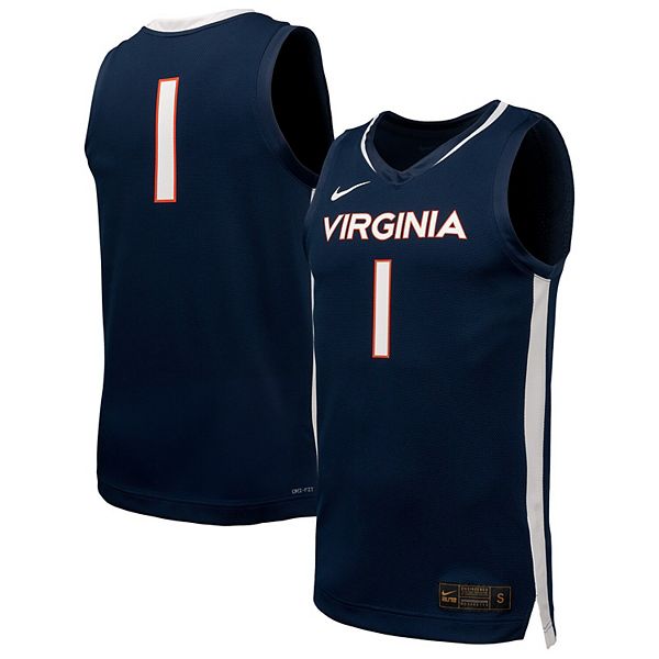 Мужская баскетбольная футболка Virginia Cavaliers цвета navy Nike
Мужская баскетбольная футболка Virginia Cavaliers цвета navy Nike