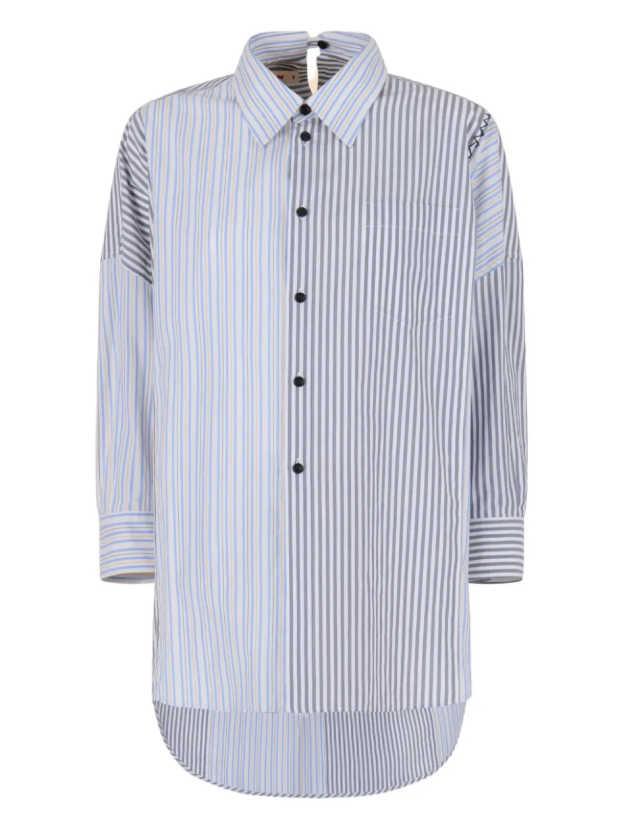 Полосатая хлопковая рубашка Marni, серый
Полосатая хлопковая рубашка Marni, серый