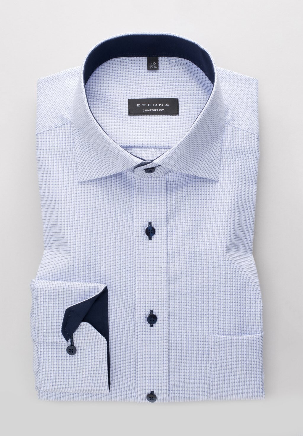 Официальная рубашка STRUKTURHEMD COMFORT FIT Eterna, светло-голубой
Официальная рубашка STRUKTURHEMD COMFORT FIT Eterna, светло-голубой