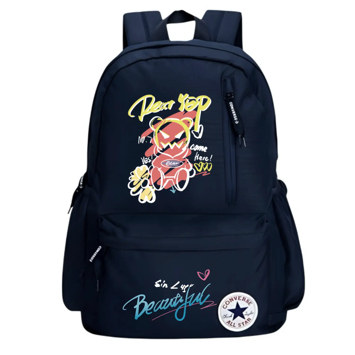 Converse Полиэстеровый рюкзак обычный унисекс темно-синий, Bear Graffiti
Converse Полиэстеровый рюкзак обычный унисекс темно-синий, Bear Graffiti