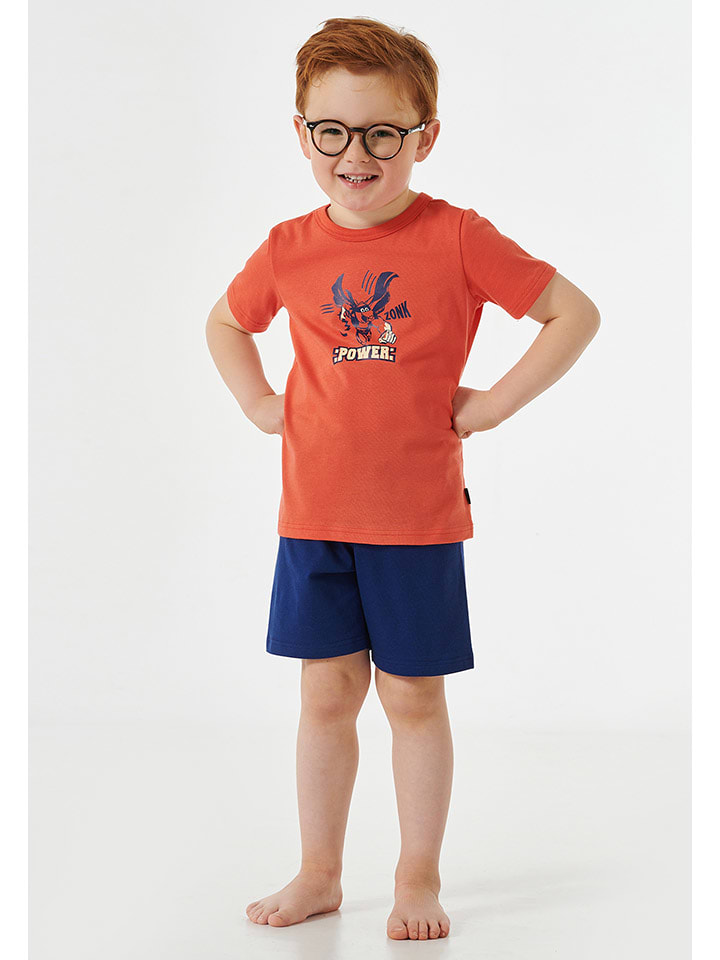 Schiesser Пижама оранжевого/темно-синего цвета
Schiesser Пижама оранжевого/темно-синего цвета