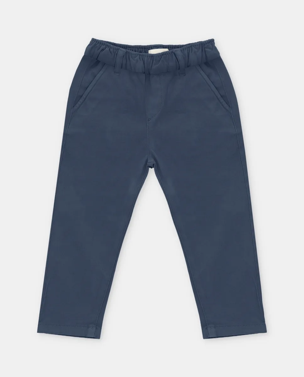 Детские брюки из саржи с эластичным поясом и карманами, темно-синие Martín Aranda
Детские брюки из саржи с эластичным поясом и карманами, темно-синие Martín Aranda