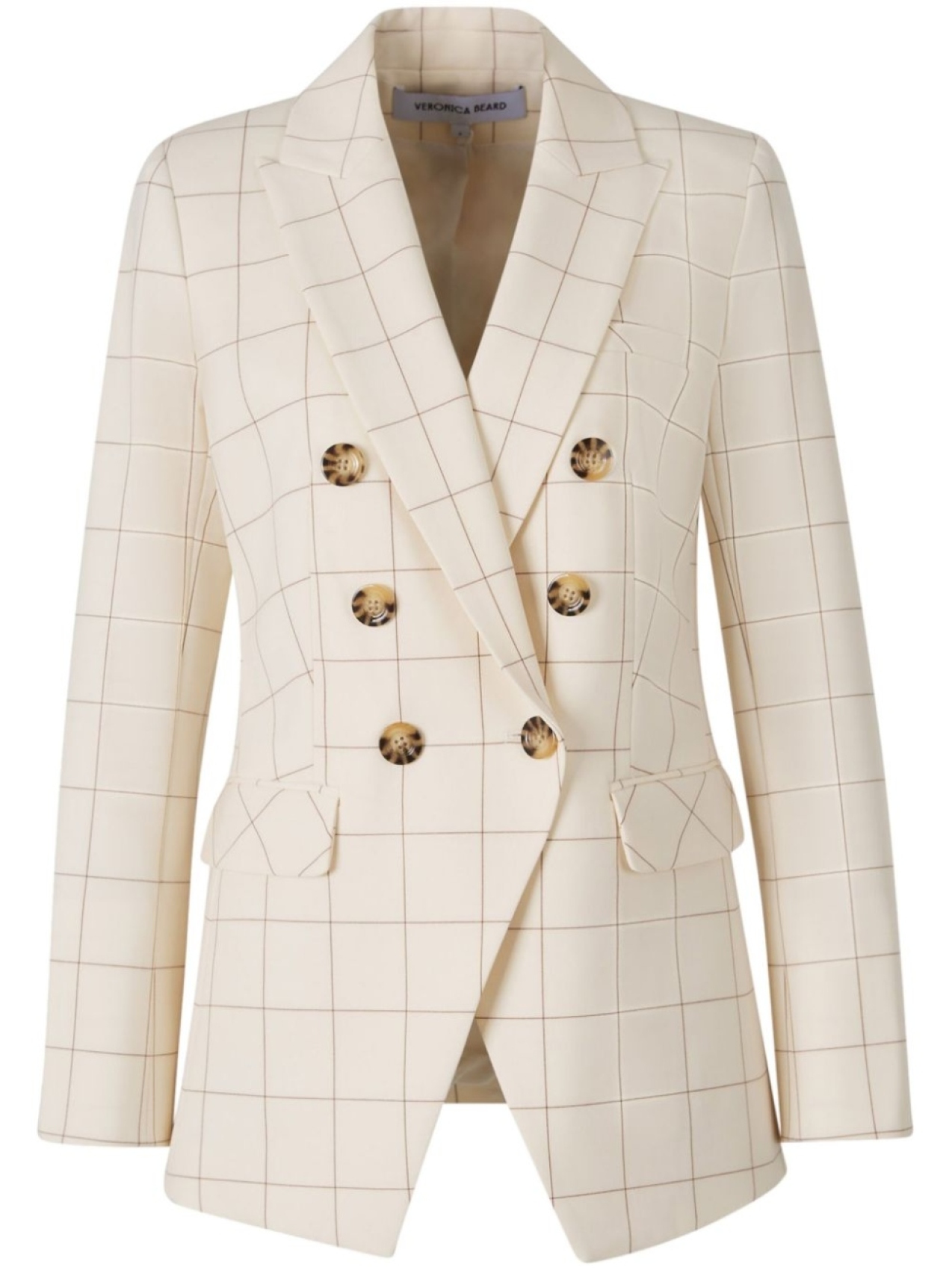 Veronica Beard двубортный блейзер, нейтральный цвет
Veronica Beard двубортный блейзер, нейтральный цвет