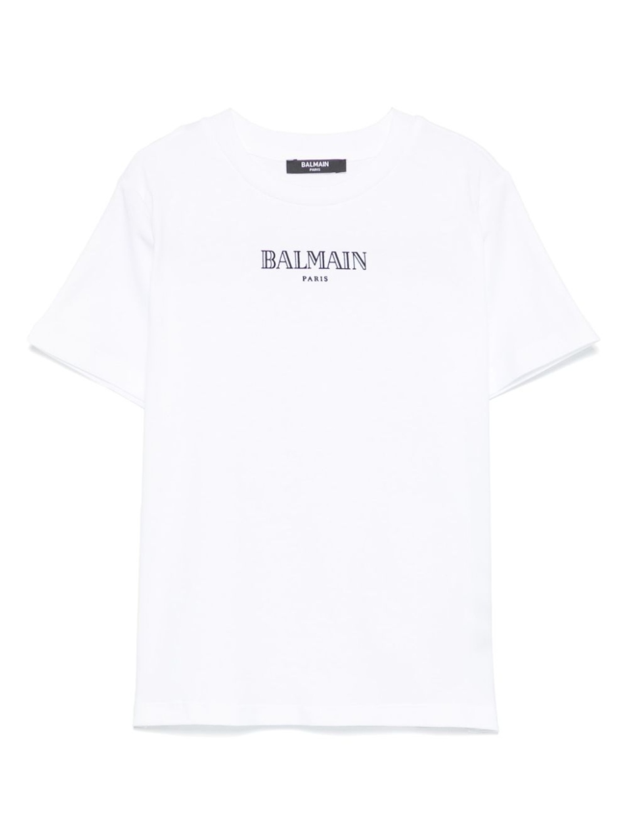 Футболка с логотипом Balmain Kids, белый 
Футболка с логотипом Balmain Kids, белый