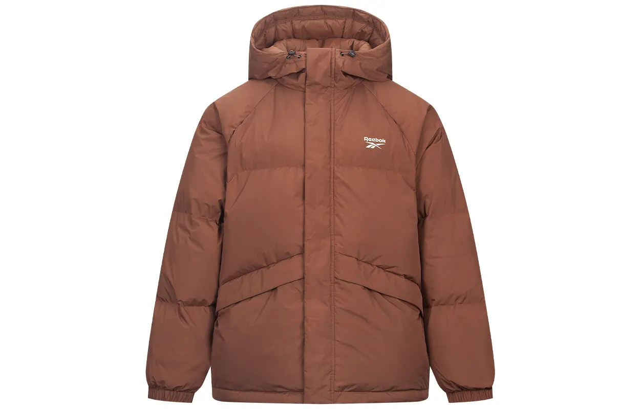 Пуховик унисекс коричневый Reebok
Пуховик унисекс коричневый Reebok