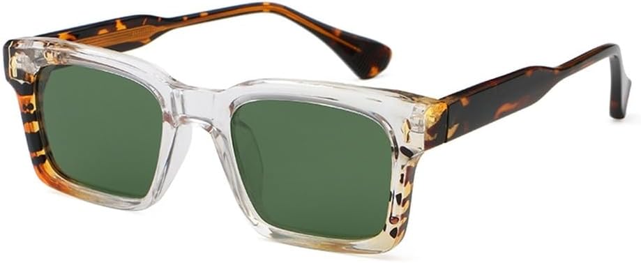 Солнцезащитные очки в стиле ретро с поляризацией для мужчин, квадратные солнцезащитные очки из ацетата для женщин, солнцезащитные очки UV400, зеленые, унисекс WNCKSQ, Clear Leopard Green
Солнцезащитные очки в стиле ретро с поляризацией для мужчин, квадратные солнцезащитные очки из ацетата для женщин, солнцезащитные очки UV400, зеленые, унисекс WNCKSQ, Clear Leopard Green