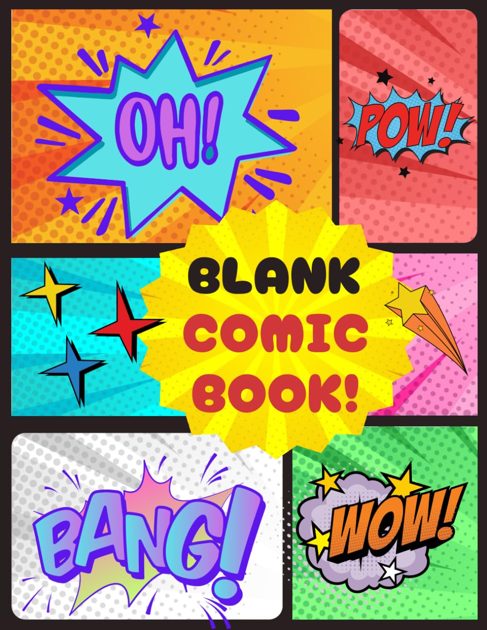 Blank Comic Book for Kids - Over 100 Pages of Fun Templates for Drawing and Storytelling (Large 8.5” x 11” Comic Journal): Create Your Own Comic Book
Blank Comic Book for Kids - Over 100 Pages of Fun Templates for Drawing and Storytelling (Large 8.5” x 11” Comic Journal): Create Your Own Comic Book