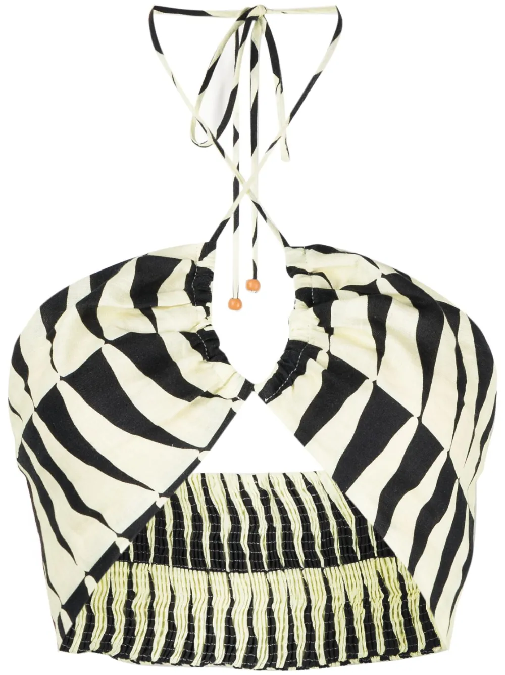 Топ Bari с вырезом халтер Cala de la Cruz, желтый
Топ Bari с вырезом халтер Cala de la Cruz, желтый