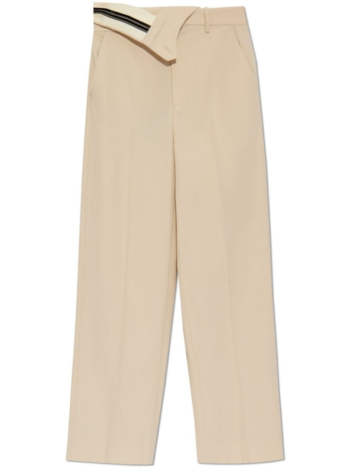 Габардиновые брюки с подворотом FENDI, бежевый
Габардиновые брюки с подворотом FENDI, бежевый