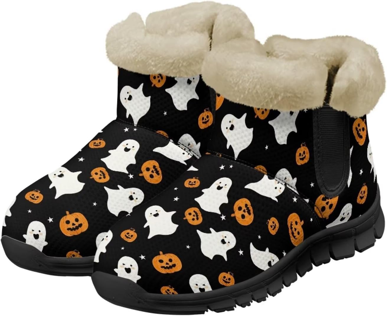 Зимние ботинки для женщин и мужчин с меховой подкладкой, противоскользящие, удобные, теплые, зимние ботинки Noprintge, Ghost Pumpkin Lantern
Зимние ботинки для женщин и мужчин с меховой подкладкой, противоскользящие, удобные, теплые, зимние ботинки Noprintge, Ghost Pumpkin Lantern