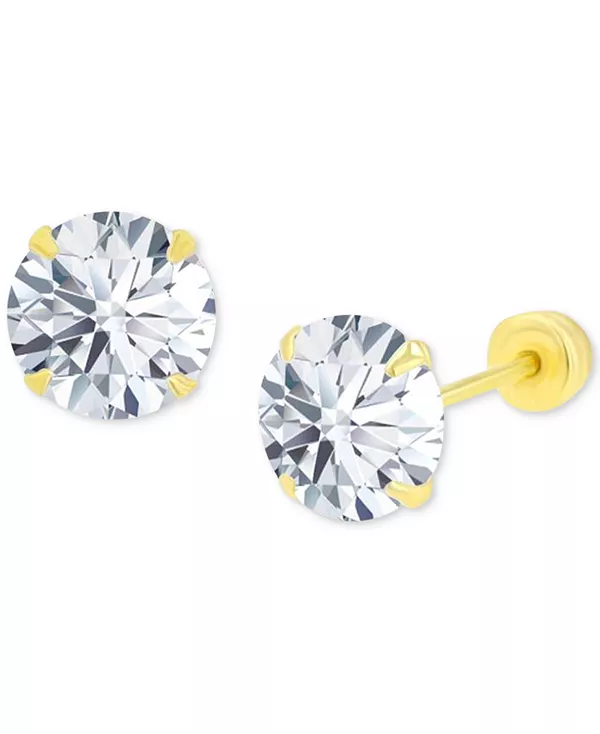 Серьги-Гвоздики с завинчивающейся застежкой из 14-каратного золота с кубическим цирконием и солитером Macy'S, gold
Серьги-Гвоздики с завинчивающейся застежкой из 14-каратного золота с кубическим цирконием и солитером Macy'S, gold