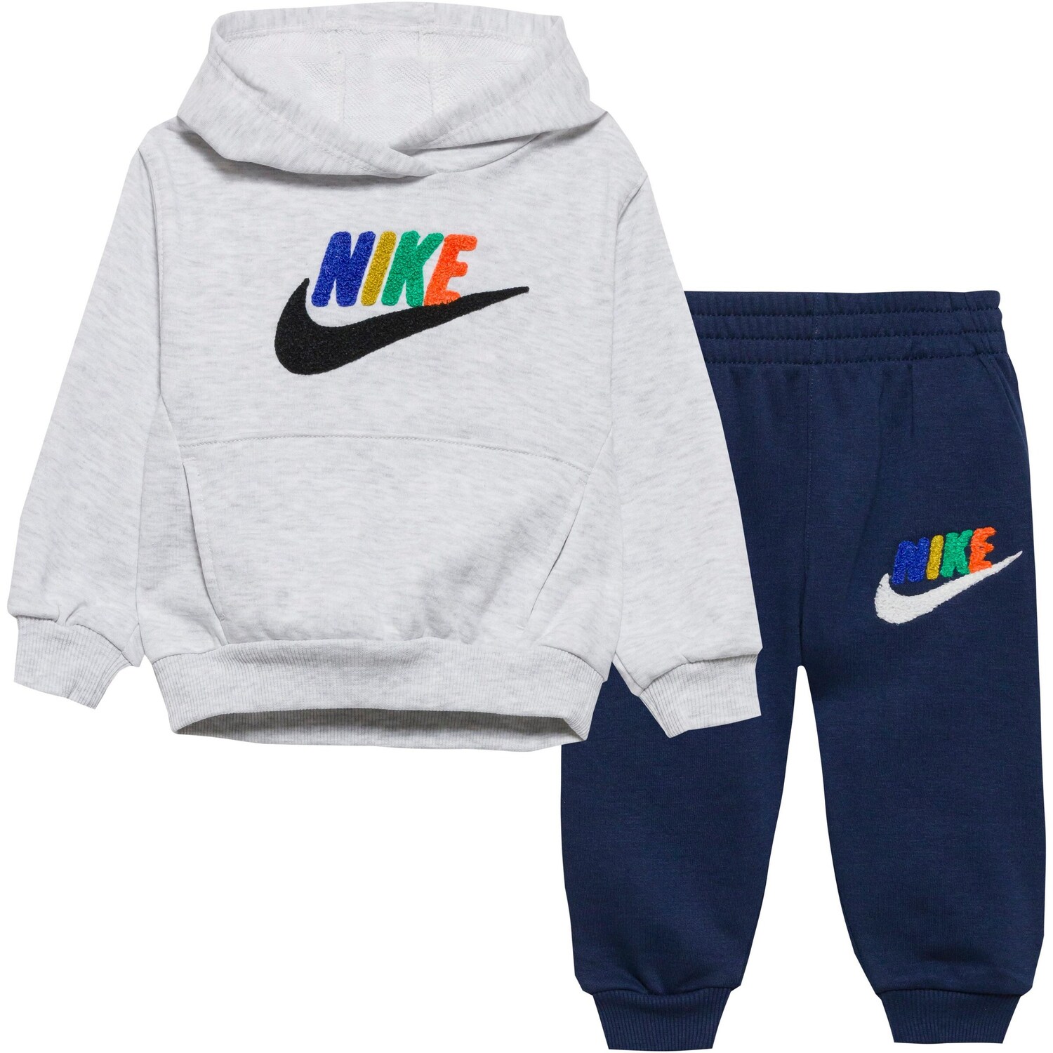 Nike Sportswear Спортивный костюм 'Club' в крапчатом сером
Nike Sportswear Спортивный костюм 'Club' в крапчатом сером