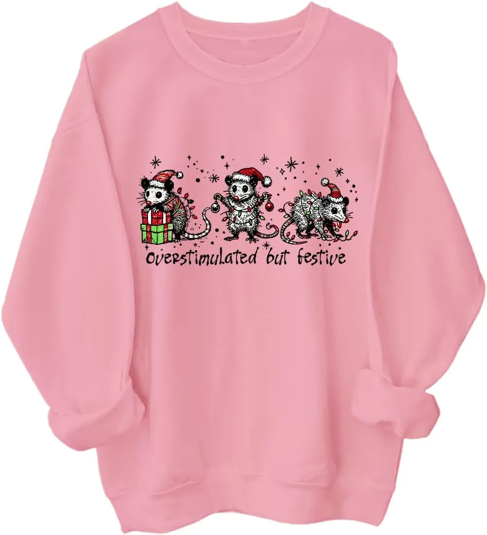 Толстовка с принтом Overstimulated But Festive Racsea
Толстовка с принтом Overstimulated But Festive Racsea