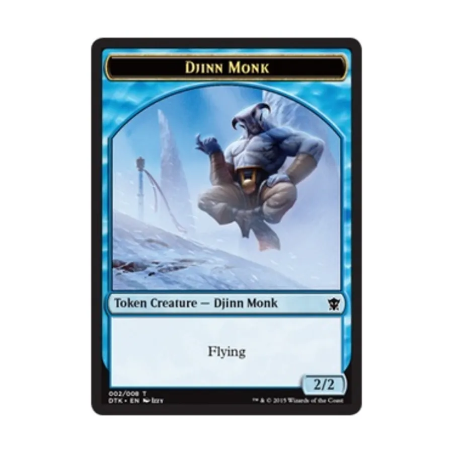 CCG Джинн-монах – жетон (С), MTG - Dragons of Tarkir
CCG Джинн-монах – жетон (С), MTG - Dragons of Tarkir
