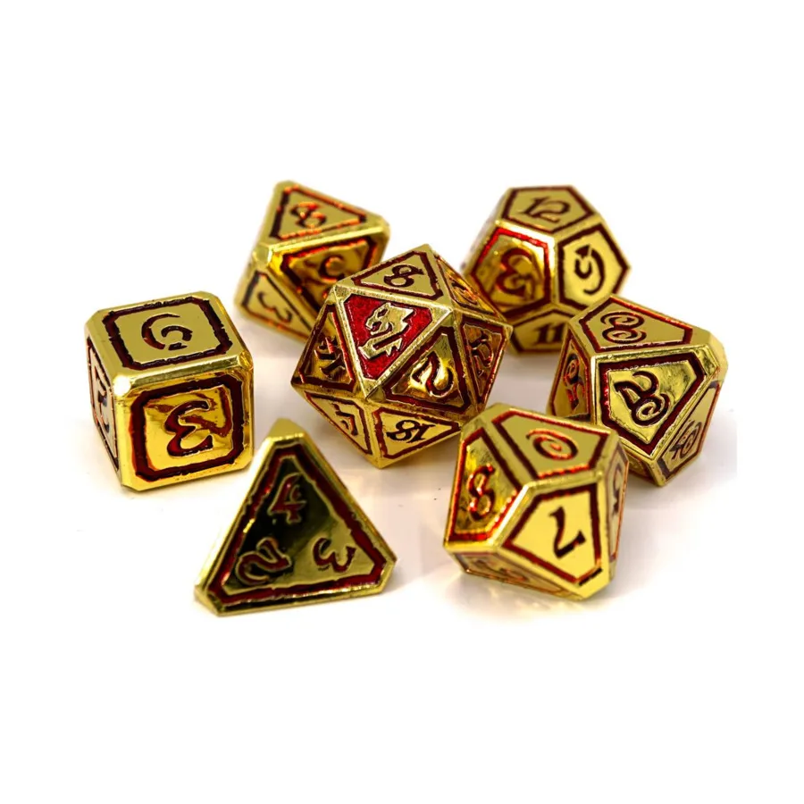 Поликомплект - Короли позолоченных руин (7), Metal Poly Dice Sets (Die Hard Dice)
Поликомплект - Короли позолоченных руин (7), Metal Poly Dice Sets (Die Hard Dice)