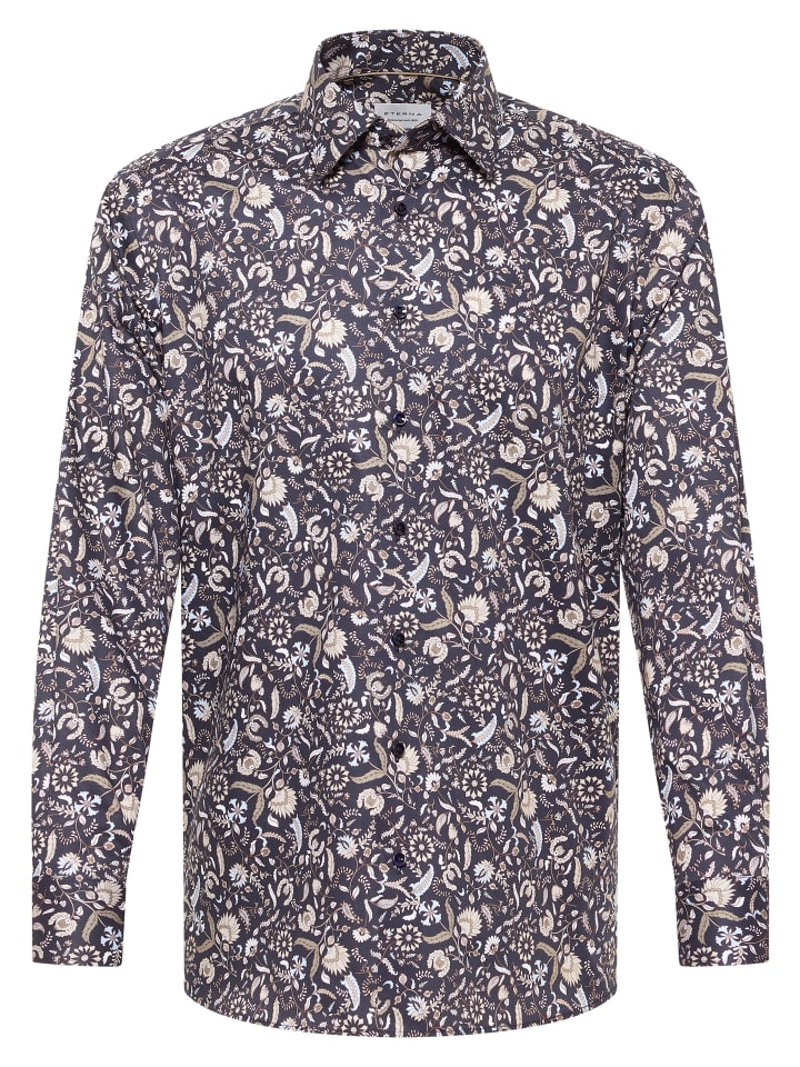 Eterna Рубашка MODERN FIT темно-синего цвета
Eterna Рубашка MODERN FIT темно-синего цвета