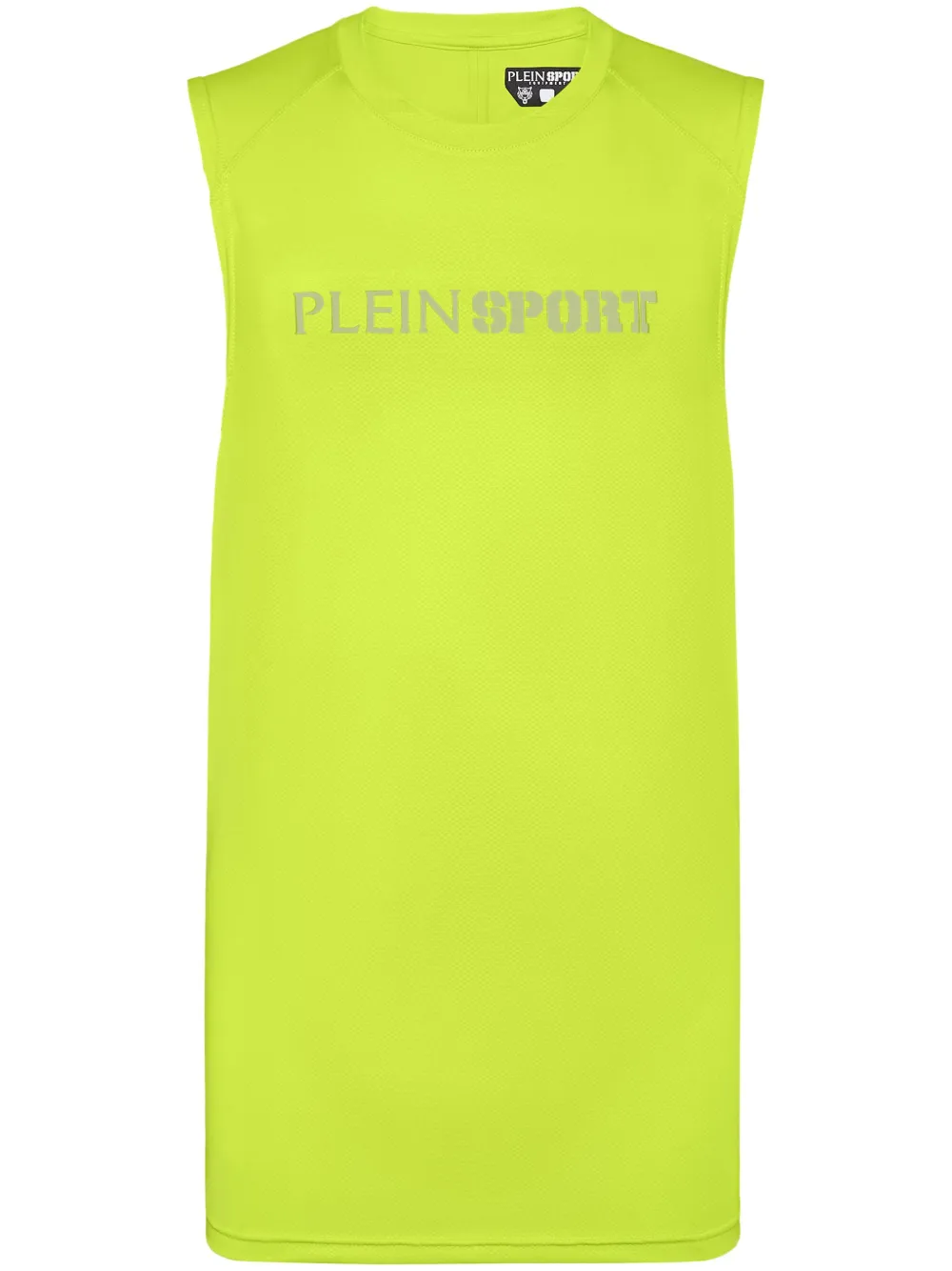 Светоотражающий топ без рукавов Plein Sport, желтый
Светоотражающий топ без рукавов Plein Sport, желтый