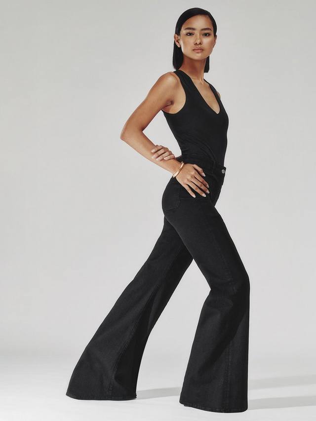 Сакура джинсы с высокой посадкой и расклешенные Reiss, Black
Сакура джинсы с высокой посадкой и расклешенные Reiss, Black