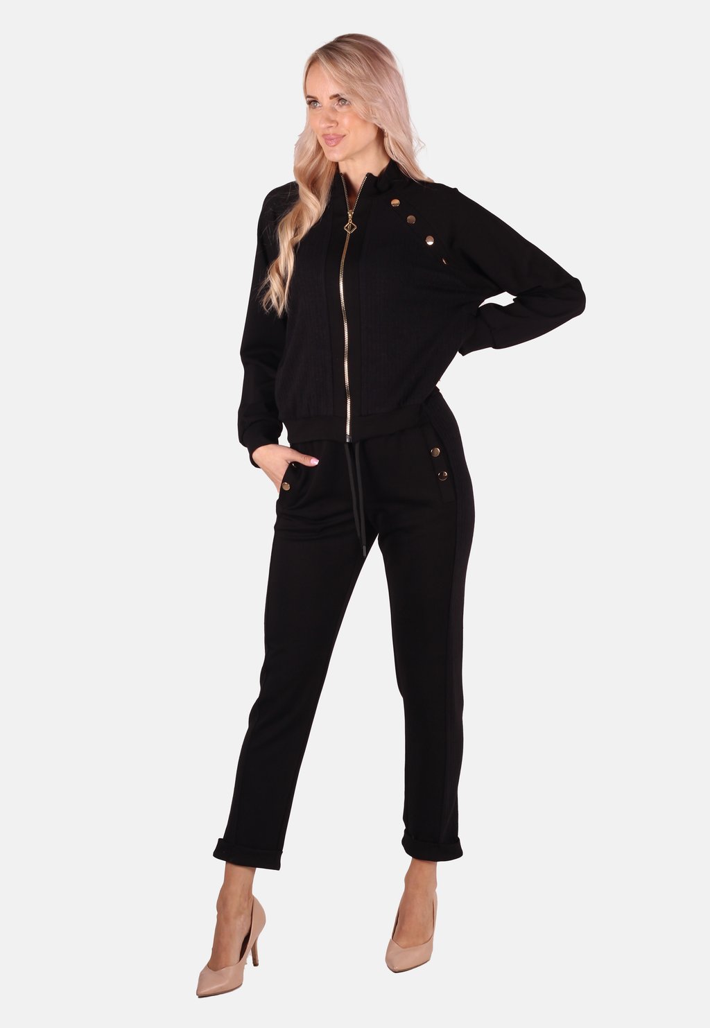 Спортивный костюм SET Margo collection, черный 
Спортивный костюм SET Margo collection, черный